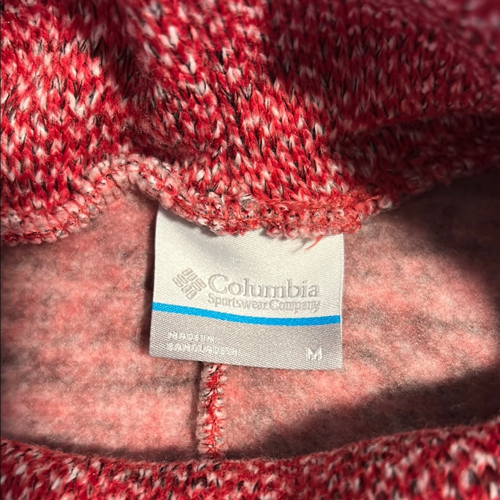 Columbia Women's Marled Red Turtleneck Sweater NWT - Picture 2 of 9